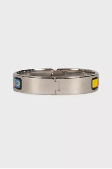 Bracelet with enamel