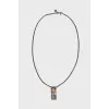 Pendant with print multicolor
