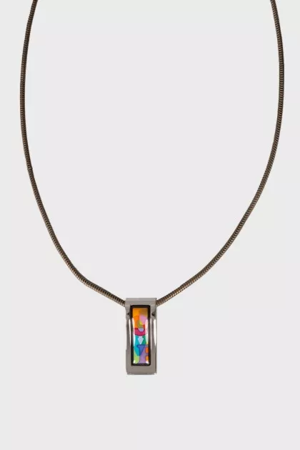 Pendant with print multicolor