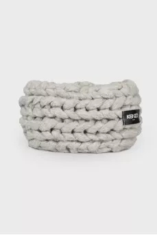 Coarse knit scarf