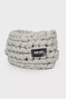 Coarse knit scarf