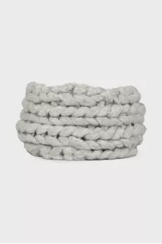 Coarse knit scarf
