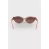 Sunglasses with translucent frames