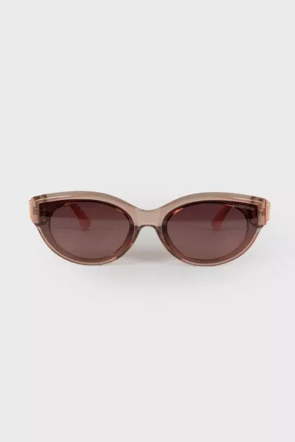 Sunglasses with translucent frames