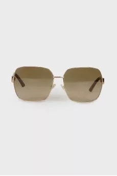 Green rectangular sunglasses