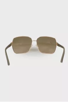 Green rectangular sunglasses