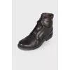 Men's leather boots