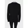 Black pullover with logo