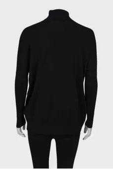 Wool black pullover