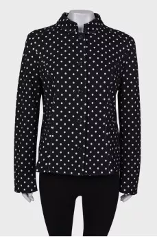 Blazer with polka dots
