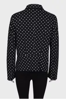Blazer with polka dots