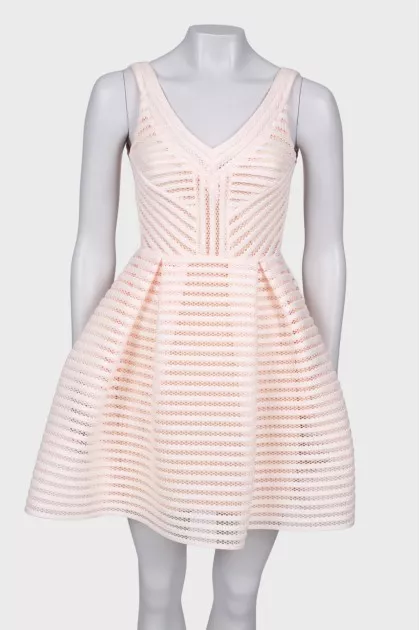 Baby doll light pink dress