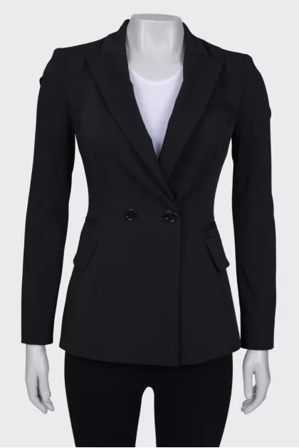 Classic jacket close-fitting in the waist