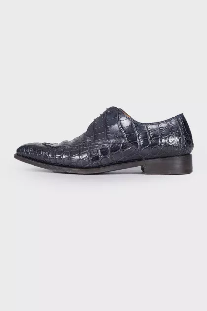 Men's embossed oxfords