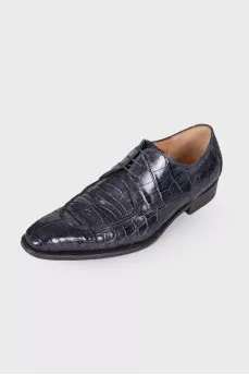 Men's embossed oxfords