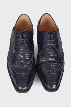 Men's embossed oxfords