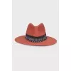 Hat with ribbon