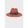 Hat with ribbon