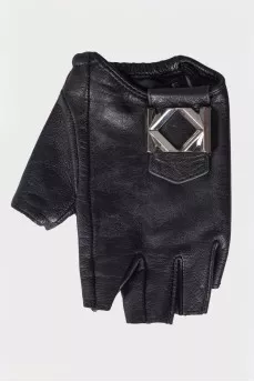 Genuine leather mitts