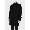 Чоловіче чорне пальто