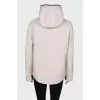 White hooded jacket