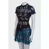 Lace fitted dress