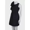 Polka dot dress with bow