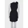 Polka dot dress with bow