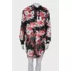 Floral print dress with tag