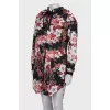 Floral print dress with tag