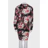 Floral print dress with tag