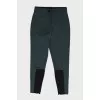 Classic trousers with black inserts
