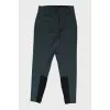 Classic trousers with black inserts