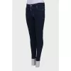 Navy blue straight fit jeans