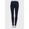 Navy blue straight fit jeans