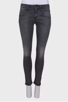 Серые джинсы Skinny