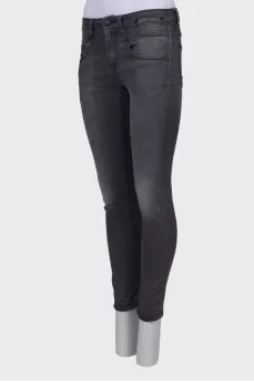 Серые джинсы Skinny