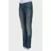 Vintage blue low rise jeans