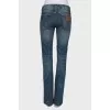 Vintage blue low rise jeans