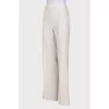 Milk palazzo trousers with tag