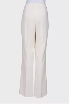 Milk palazzo trousers with tag