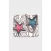 Star snakeskin bag