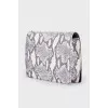 Star snakeskin bag