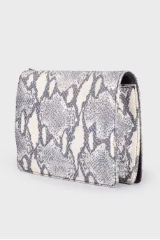 Star snakeskin bag