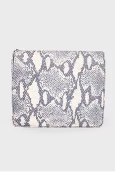 Star snakeskin bag