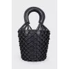 Mesh bucket bag