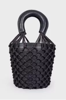 Mesh bucket bag