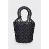 Mesh bucket bag