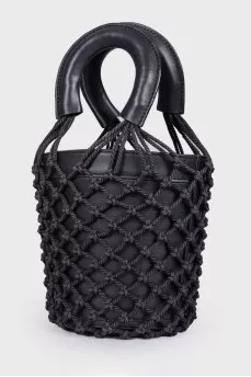 Mesh bucket bag