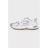 Mesh textile sneakers